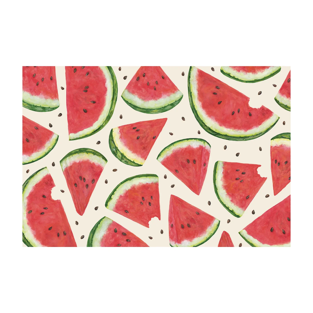 Watermelon Picnic Placemats Pad of 18