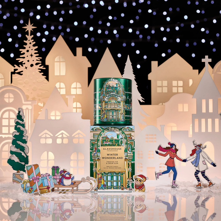 Glasshouse Winter Wonderland 13.4 oz. Triple Scented Candle Limited Edition