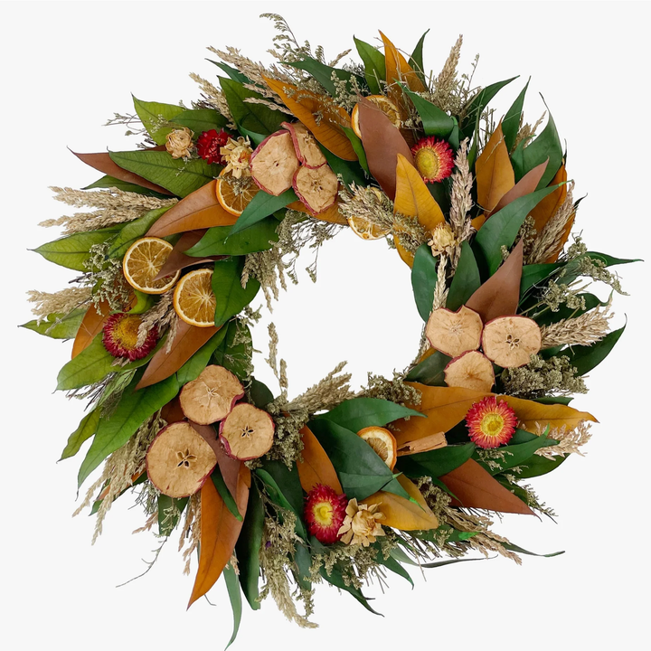 Harvest Fruit Rustic Wreath
