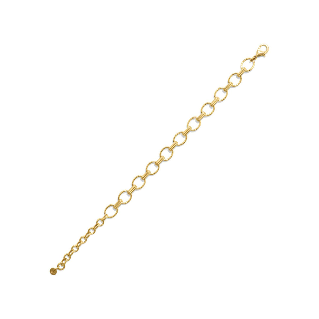 Cleopatra Gold Small Link Bracelet