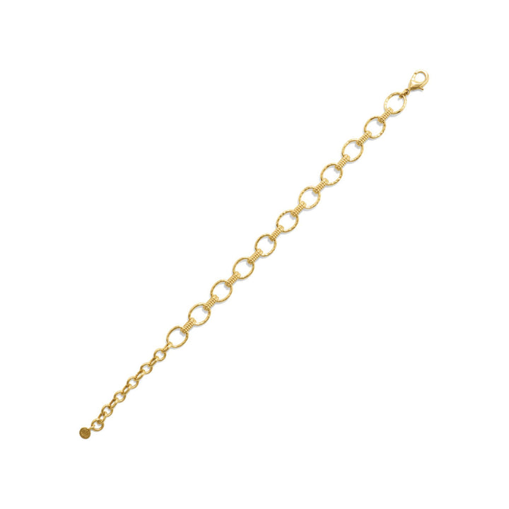 Cleopatra Gold Small Link Bracelet