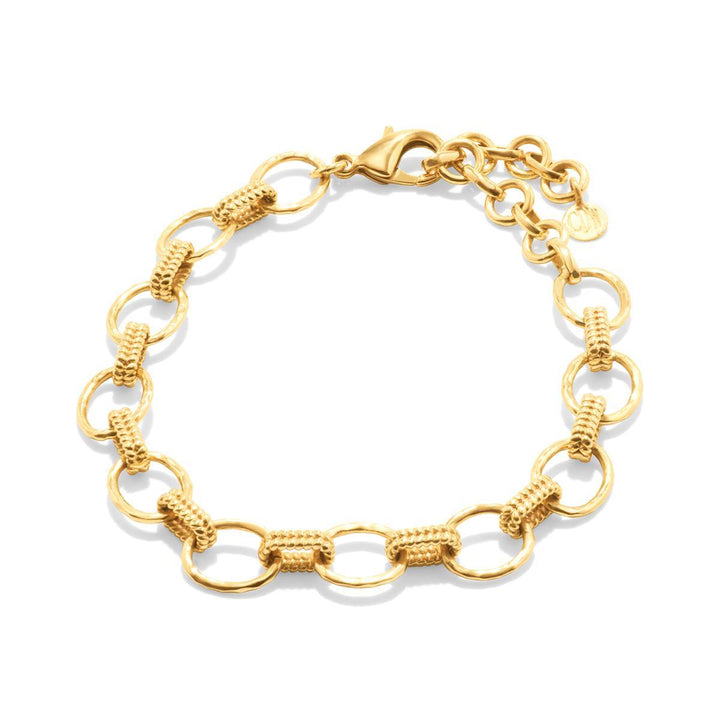 Cleopatra Gold Small Link Bracelet