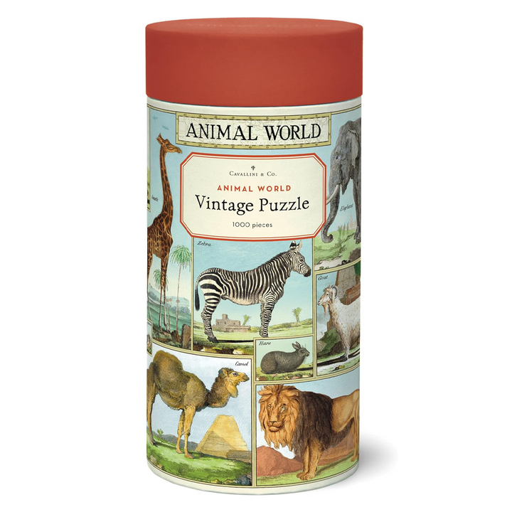 Vintage Animal World 1000 Piece Puzzle