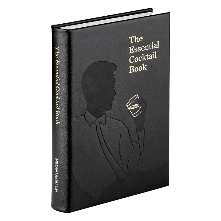 Essentials Cocktail Book - Black Bonded Leather