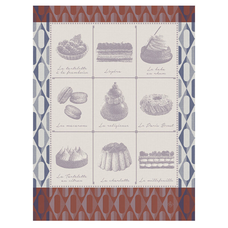 Pâtisseries Françaises Dishtowel