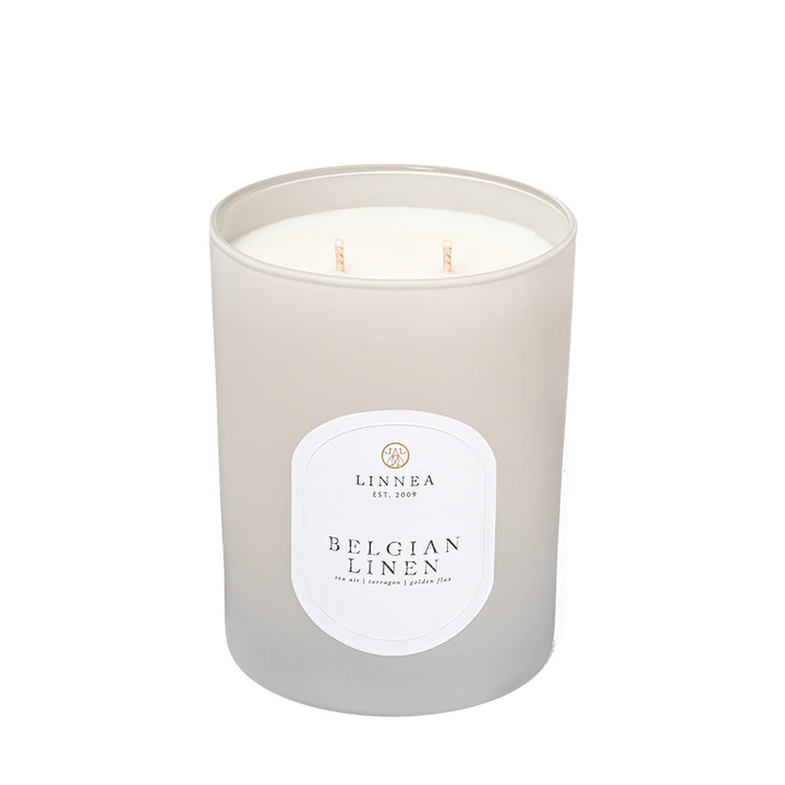 Belgian Linen 2-Wick Candle 11oz