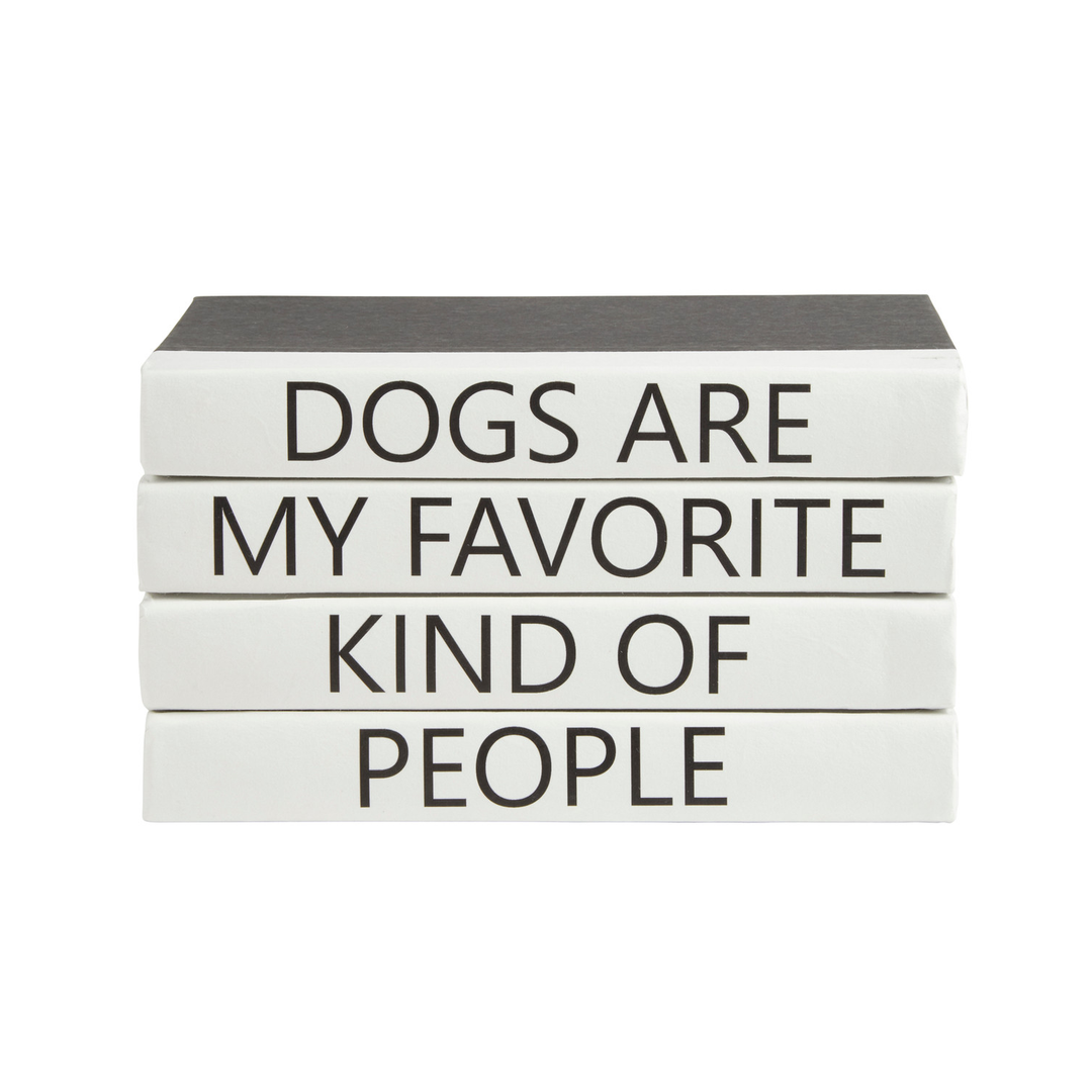 Decorative Books - "Dogs Are My Favorite..."