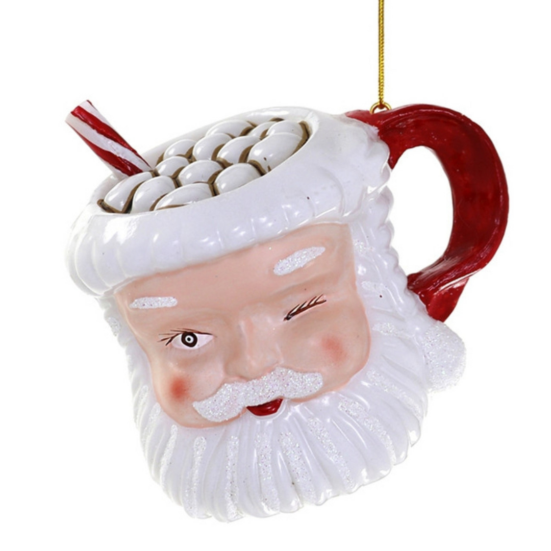 Santa Mug Ornament Small