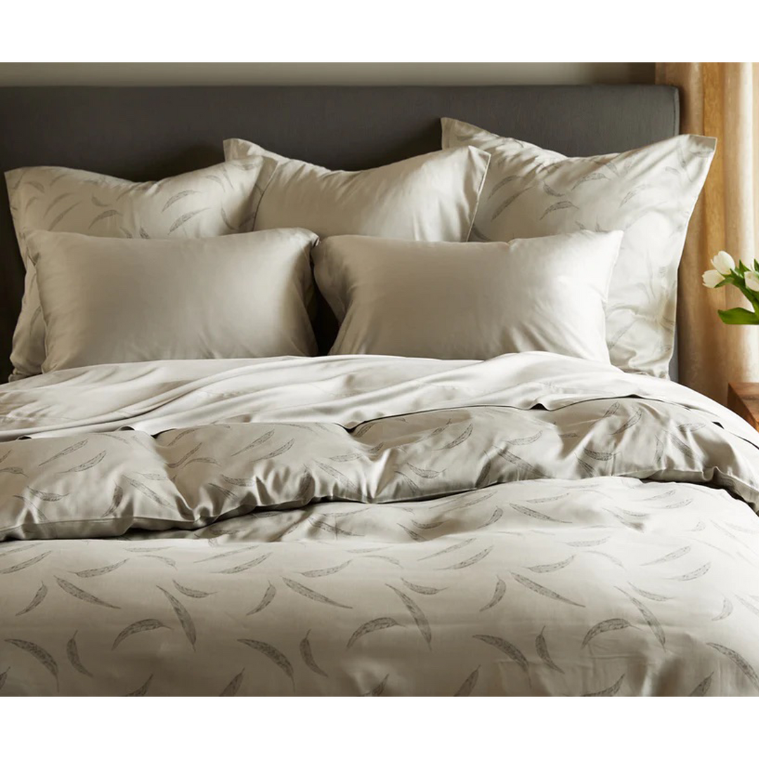 Legna Willow Pillow Shams in Pewter