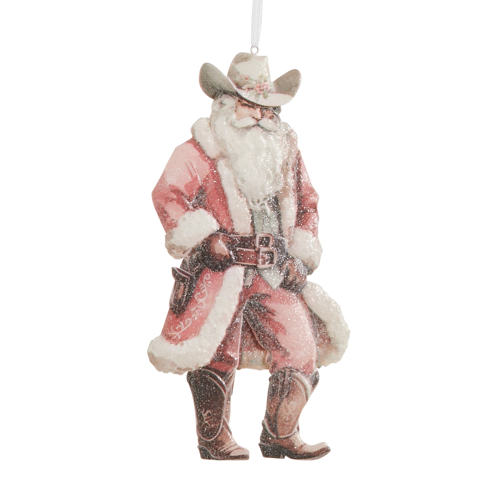 Cowboy Claus Ornament