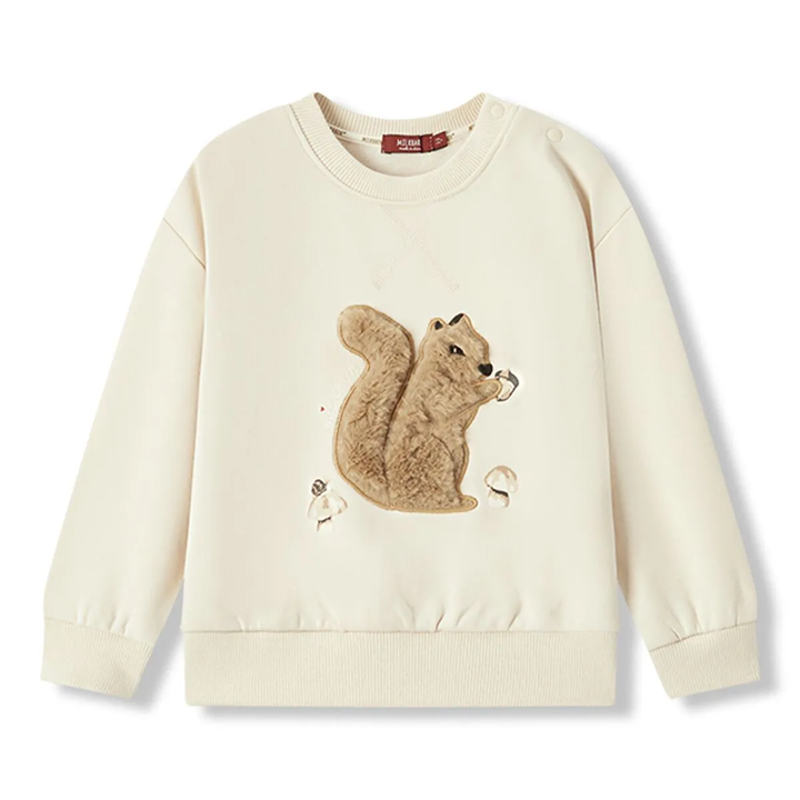 Cream Chipmunk Cozy Sweatshirt