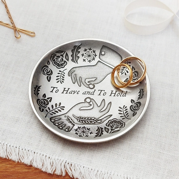To Have And To Hold Ring Dish