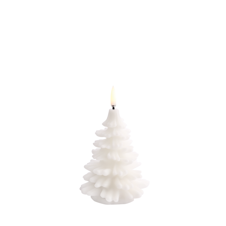 LED Christmas Trees in Nordic White