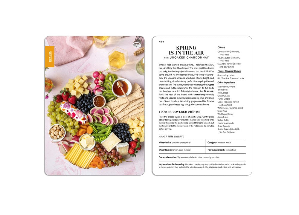 The Wine and Cheese Board Deck:50 Pairings to Sip and Savor: Cards