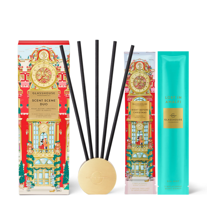Glasshouse Night Before Christmas & Lost In Amalfi Christmas Scent Scene Duo Limited Edition