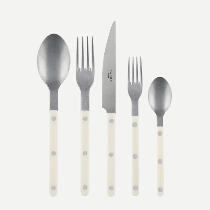 Bistrot Vintage Ivory Cutlery Five Piece Set