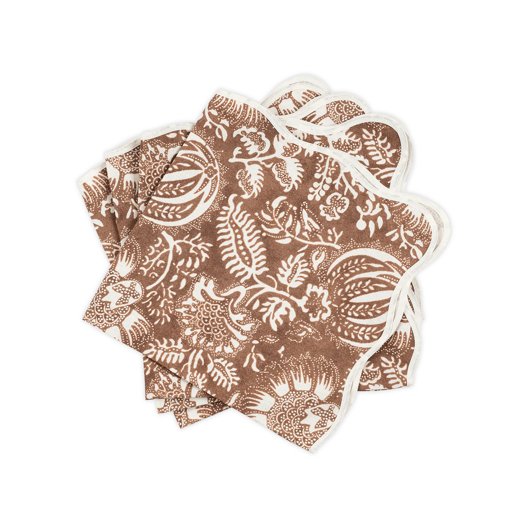 Granada Napkin In Chestnut Set Of 4