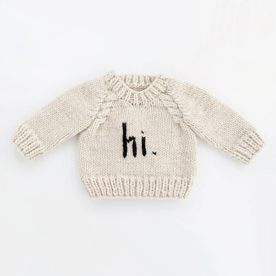 HI Crewneck Sweater For Baby and Toddler