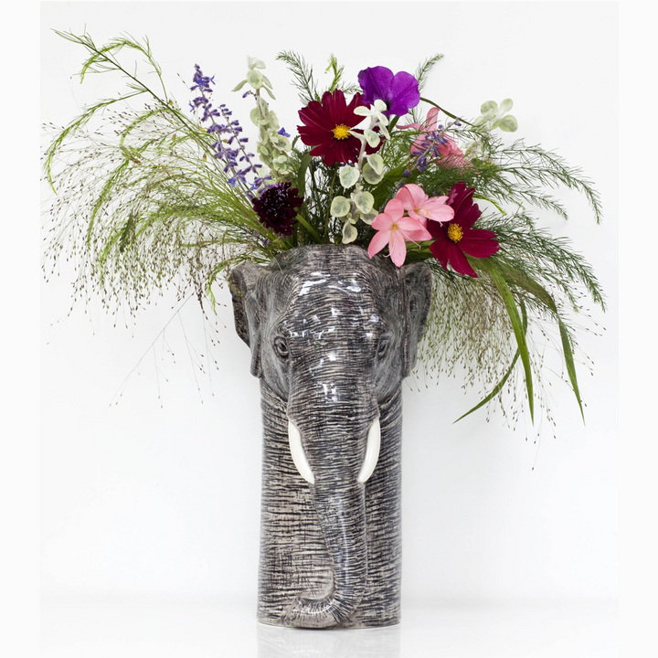 Large Elephant Flower Vase