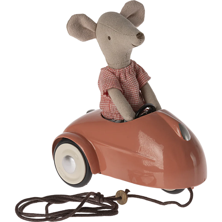 Maileg - Mouse Car Coral