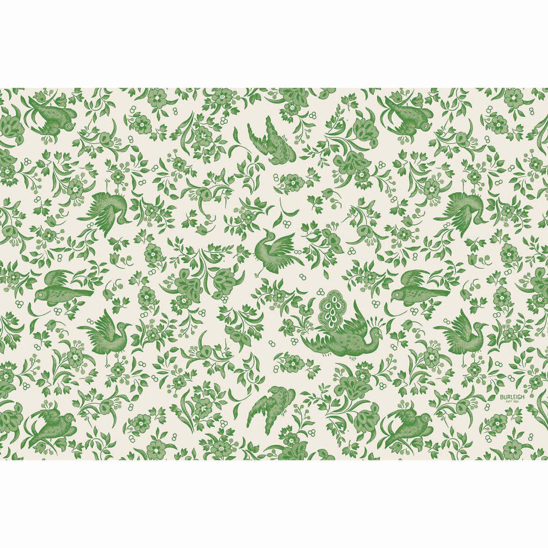Regal Peacock Green Placemats Pad of 24