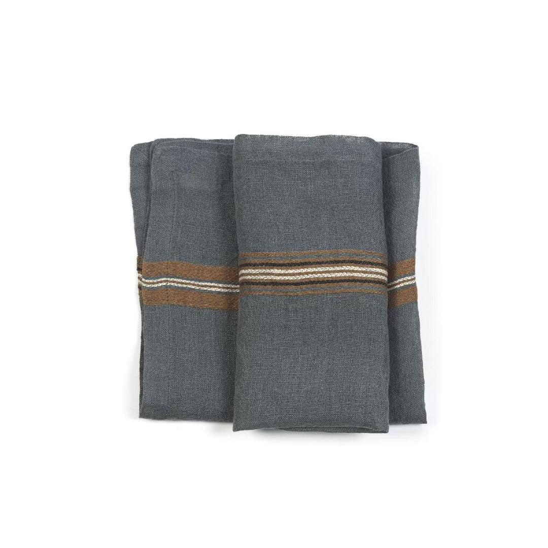 Libeco Kea Stripe Linen Napkin