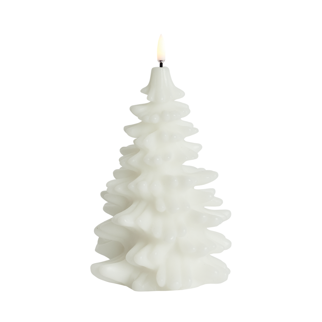 LED Christmas Trees in Nordic White