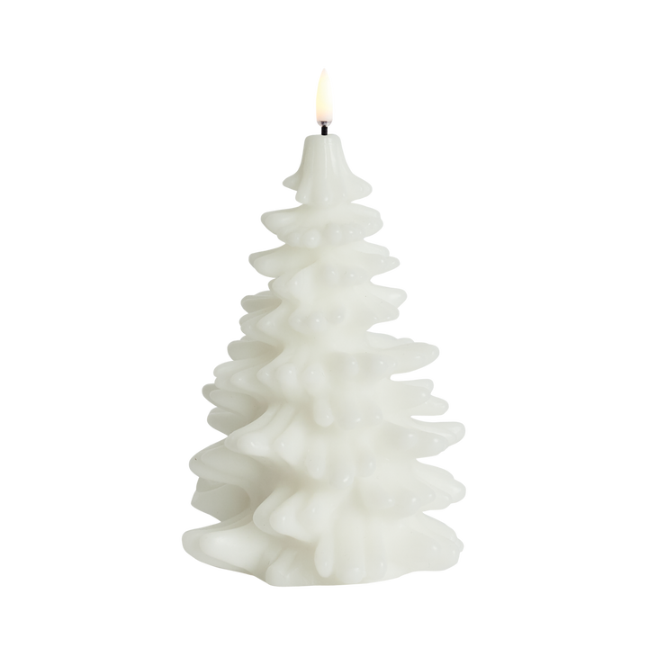 LED Christmas Trees in Nordic White