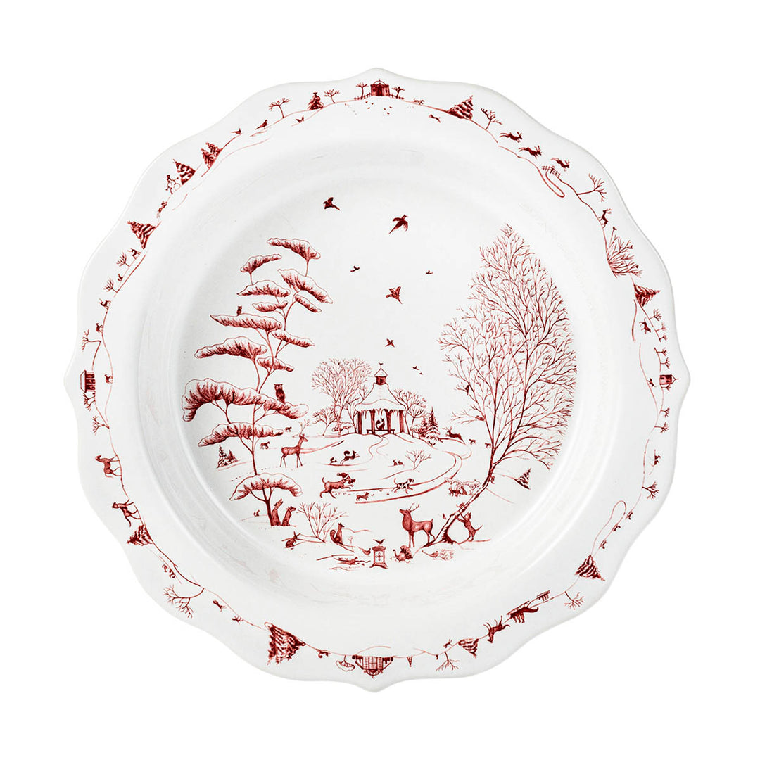 Juliska Winter Frolic Pie Dish