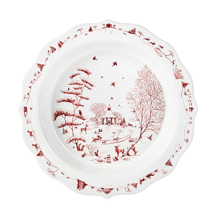 Juliska Winter Frolic Pie Dish