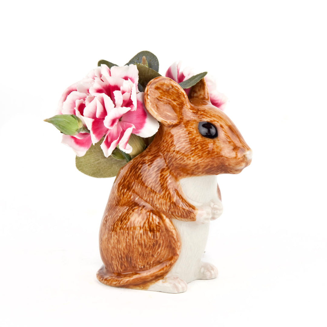 Wood Mouse Bud Vase