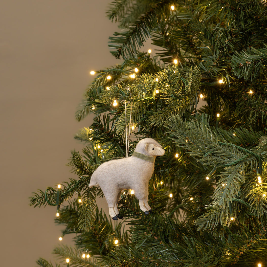 Primitive Sheep Ornament