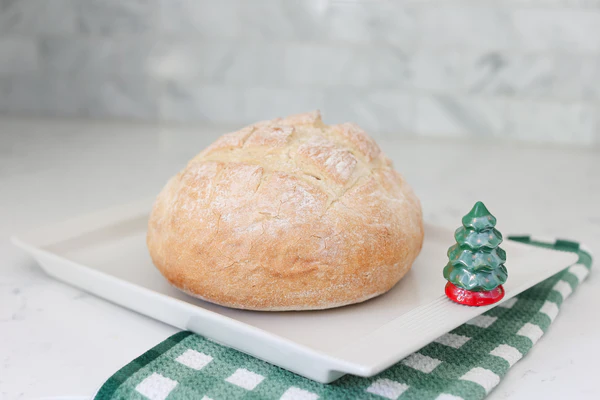 NF Holed Platter Rectangle Pinstriped Edge