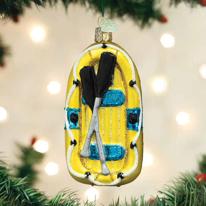 White Water Raft Ornament