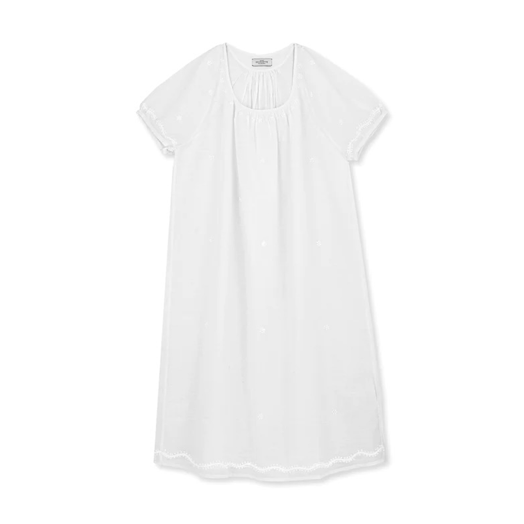 Maria Night Dress Misto Lino Maria Night Dress Misto Lino