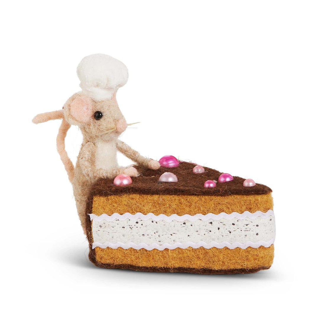 Baking Mouse Wedge Cake Ornament
