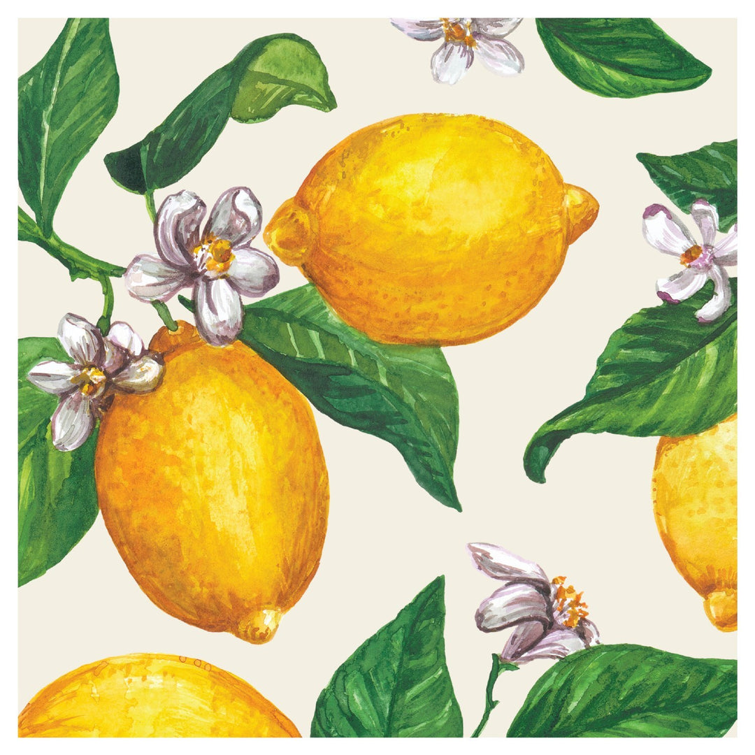 Lemons Cocktail Napkins Pack of 20