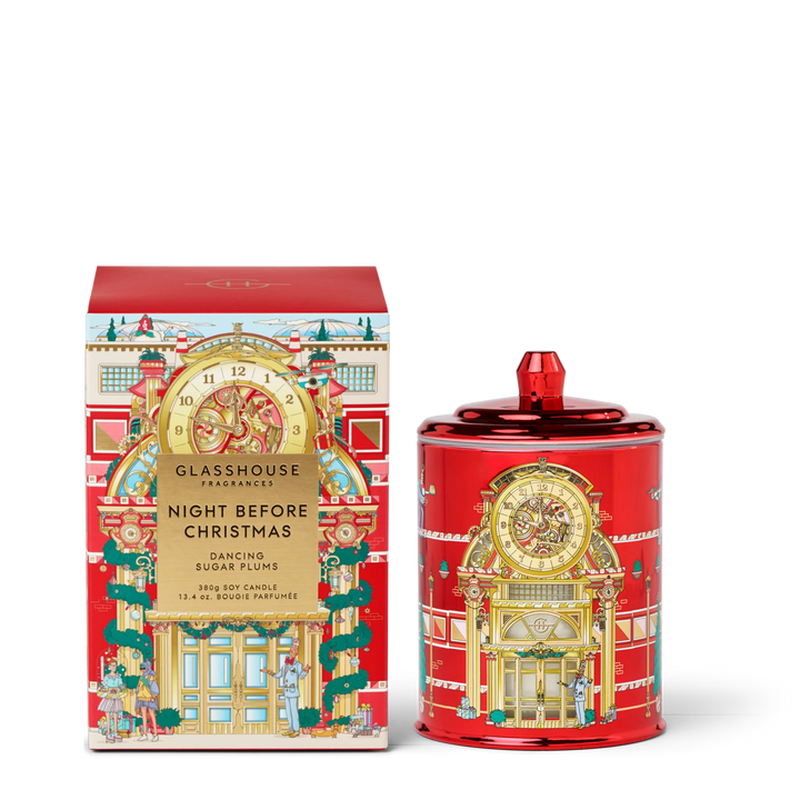 Glasshouse Night Before Christmas 13.4 oz. Triple Scented Candle Limited Edition