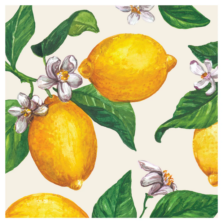Lemons Cocktail Napkins Pack of 20