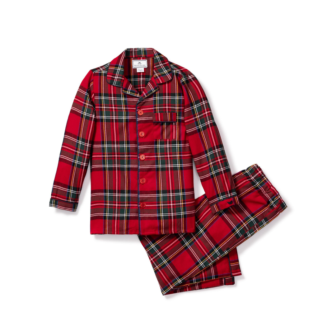 Kid's Brushed Cotton Pajama Set Imperial Tartan