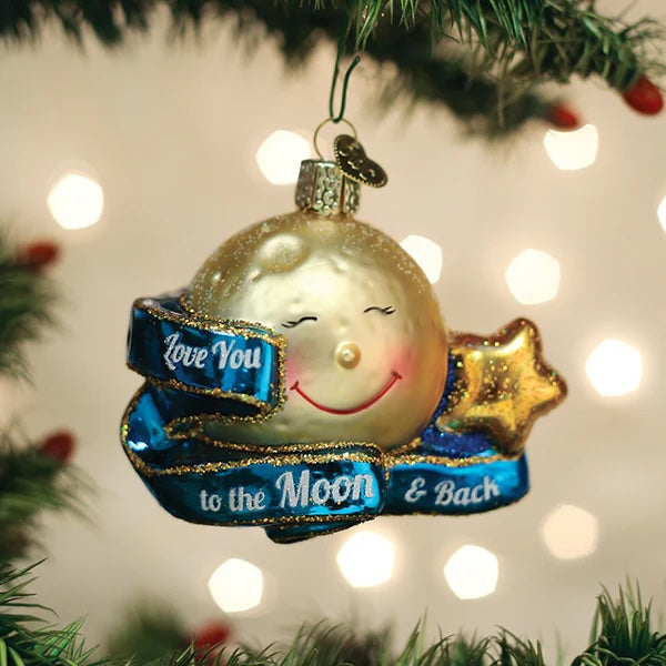 Love you TO The Moon &amp; Back Ornament