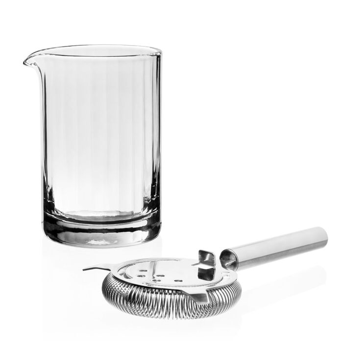 Corinne Crystal Mixer With Strainer – Misto Lino