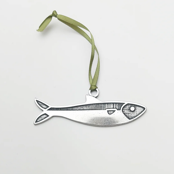 Pewter Sardine Ornament