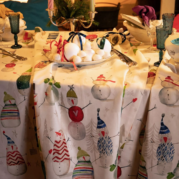 Snowpop Square Tablecloth