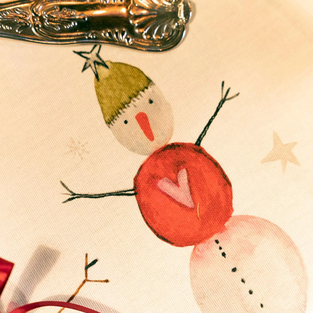 Snowpop Square Tablecloth