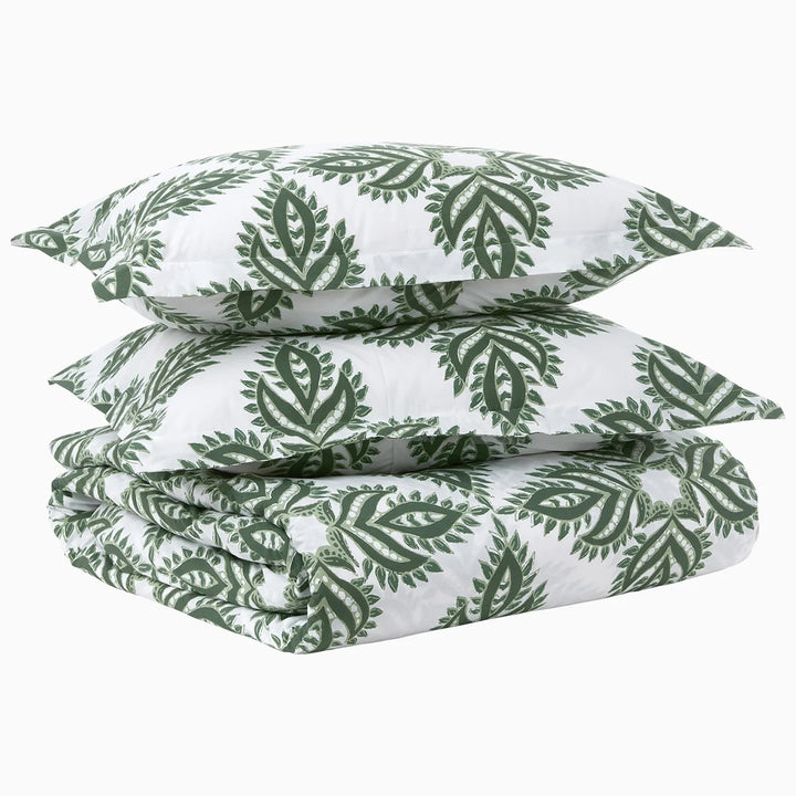 Dasati Dark Sage Organic Duvet Queen