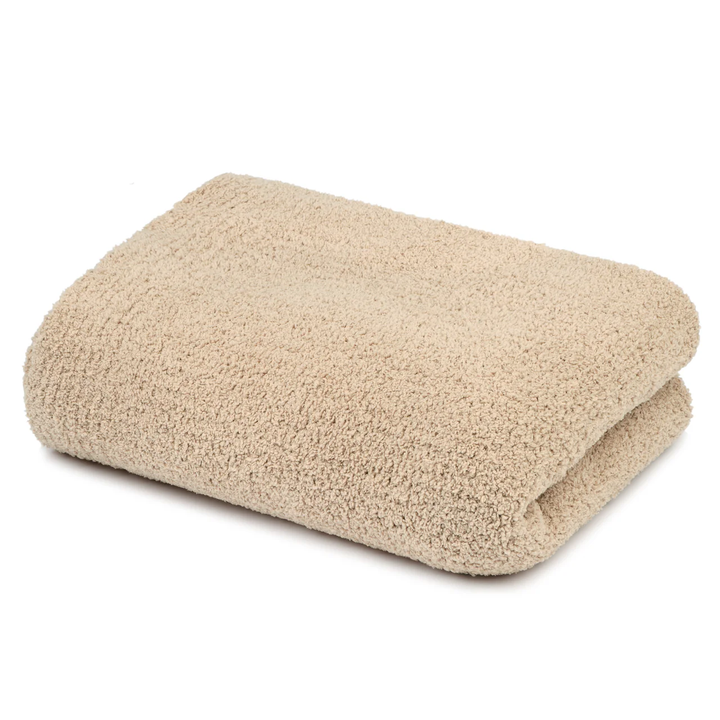 Chenilla Solid Throw In Wheat