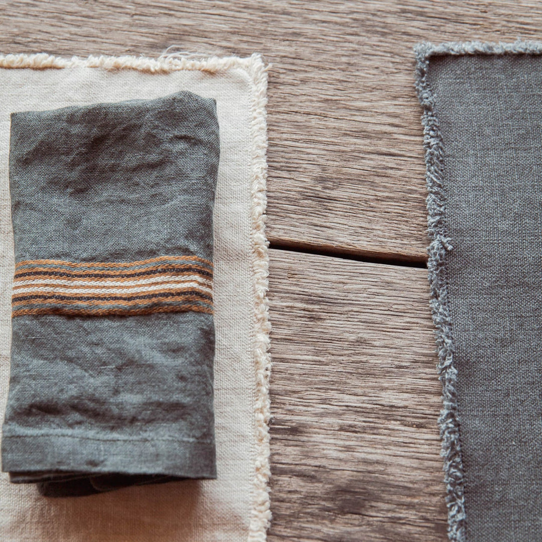 Libeco Kea Stripe Linen Napkin