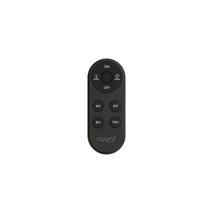 Oval LED Remote Control Black
