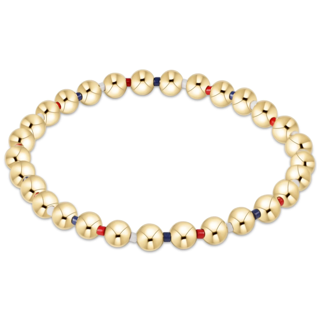 Hope Grateful 5mm Bracelet - Firecracker